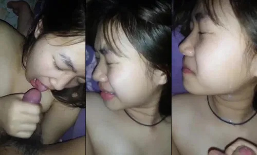 Em ngại lắm không bú cu đâu mà anh còn cố tình xuất tinh lên mặt em